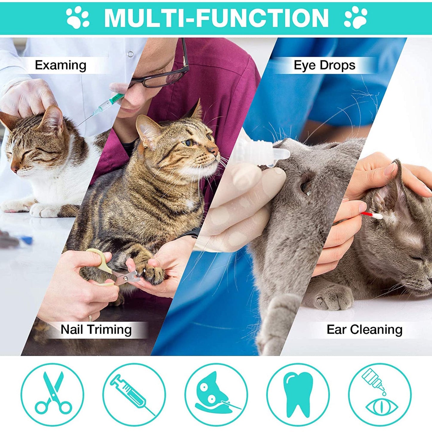 Versatile Pet Grooming Tool for Stress-Free Bathing