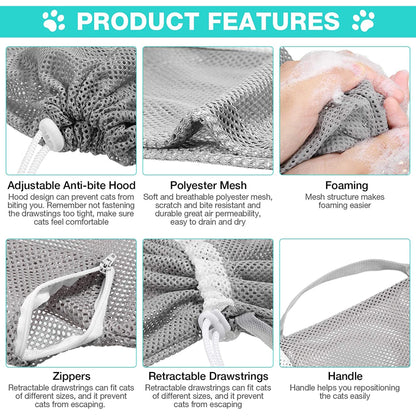 Versatile Pet Grooming Tool for Stress-Free Bathing