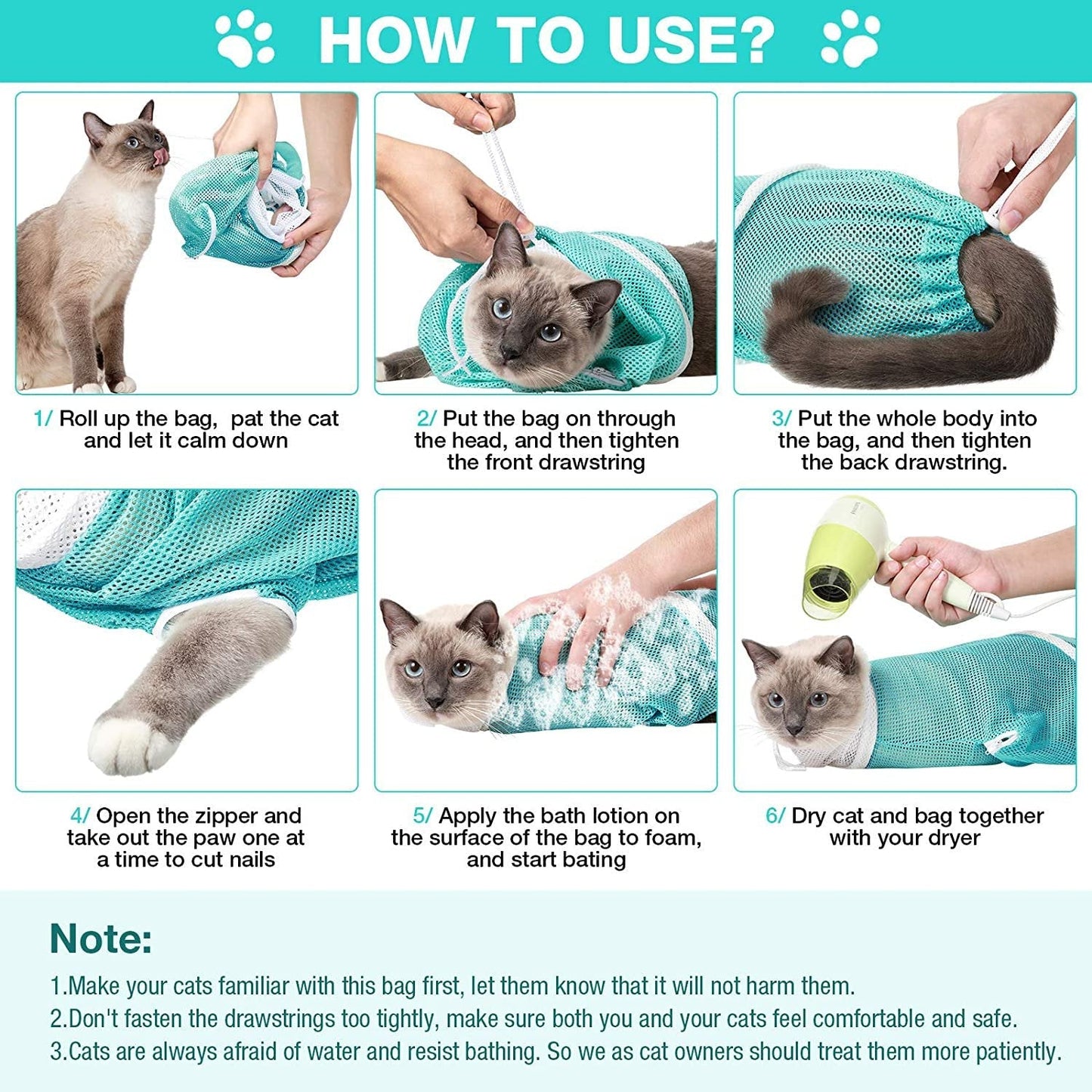 Versatile Pet Grooming Tool for Stress-Free Bathing