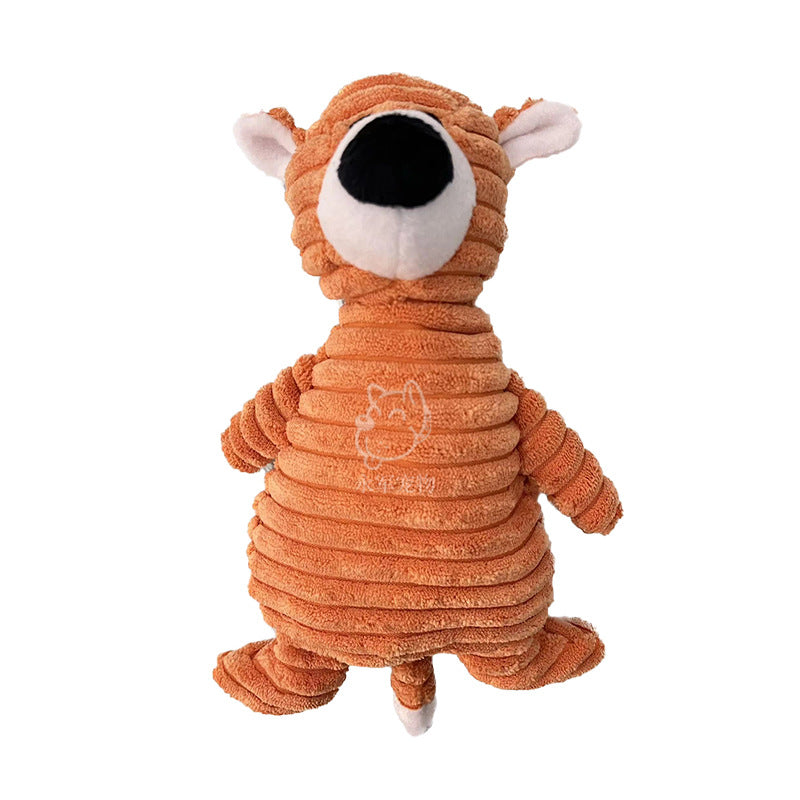 Interactive Plush Zoo Family Dog Toys - Fun Squeaky Play!
