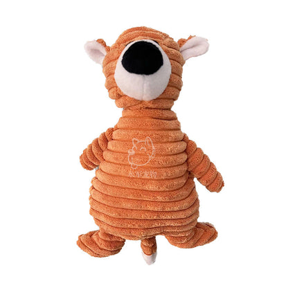 Interactive Plush Zoo Family Dog Toys - Fun Squeaky Play!