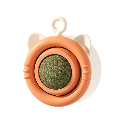 Interactive Rotating Cat Toy with Catnip for Fun Playtime