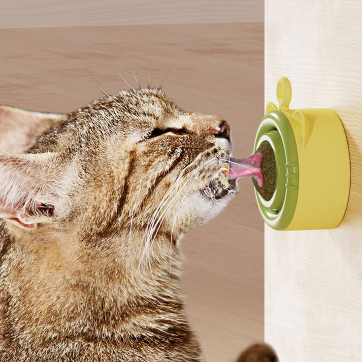 Interactive Rotating Cat Toy with Catnip for Fun Playtime