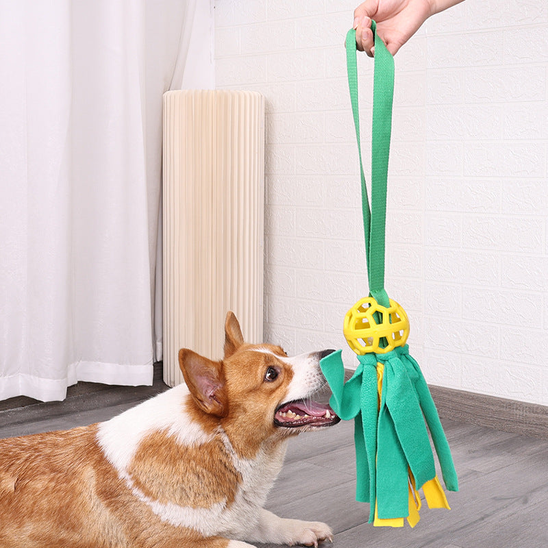 Interactive Dog Toy: Leaking Food Sound Ball for Fun Play