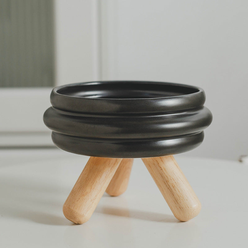 Durable Ceramic Cat Food & Water Bowl - Stylish Pet Accessory