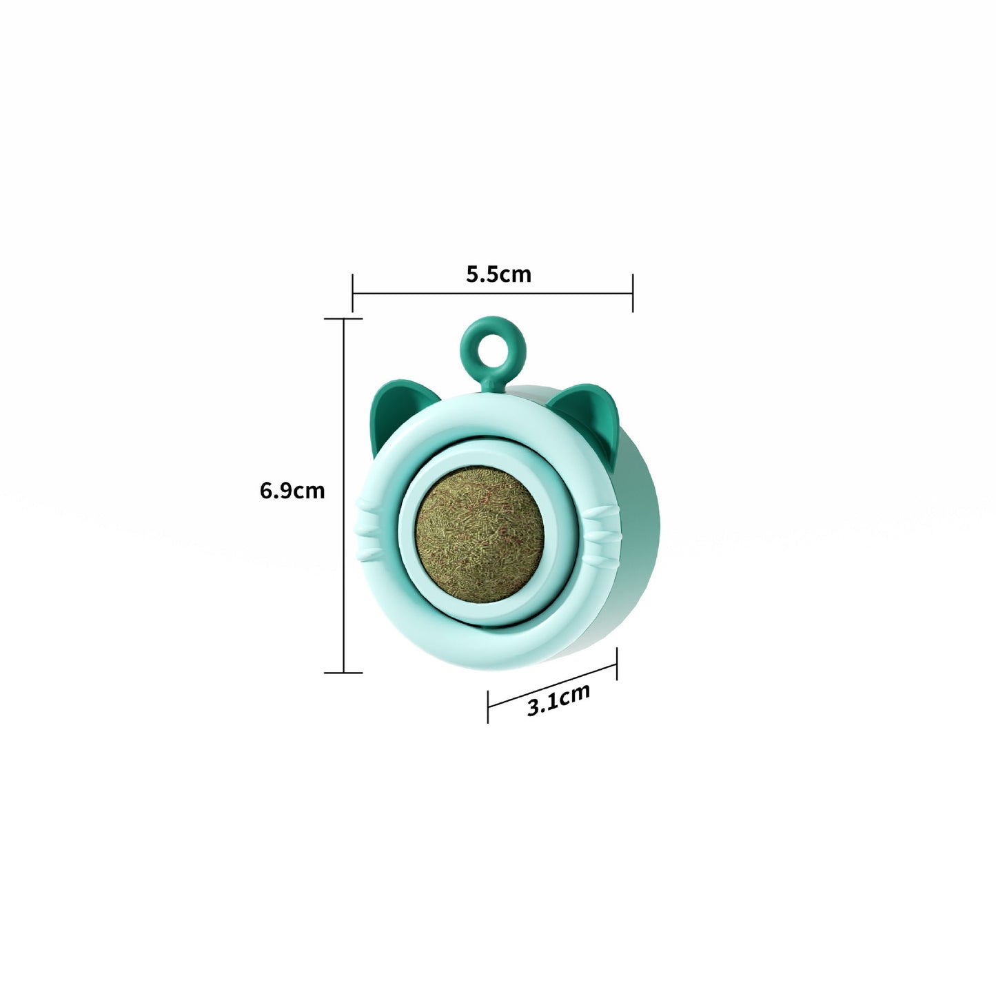Interactive Rotating Cat Toy with Catnip for Fun Playtime