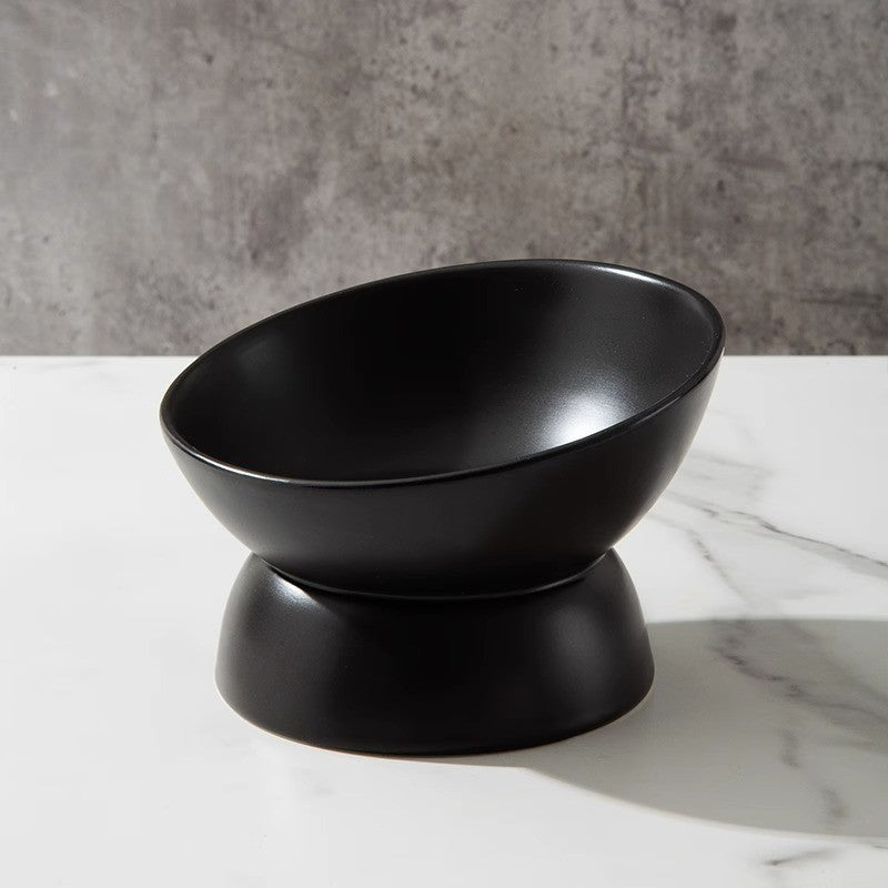 Durable Japanese Ceramic Cat Bowl for Stylish Hydration