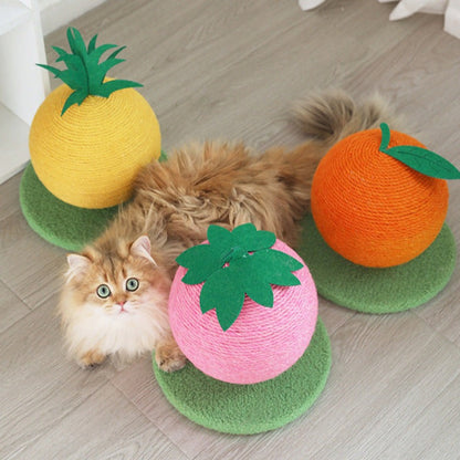 Durable Sisal Ball Cat Toy for Fun Scratching & Play