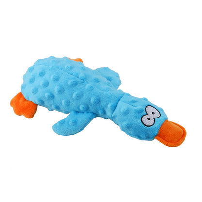 Interactive Squeaky Plush Duck Dog Toy for Endless Fun