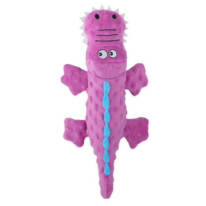 Interactive Crocodile Dog Toy with Squeaky Crinkle Fun