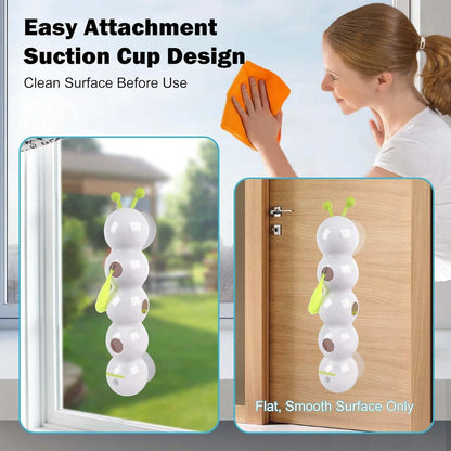 Interactive Electric Feather Cat Toy with Suction Cup Fun