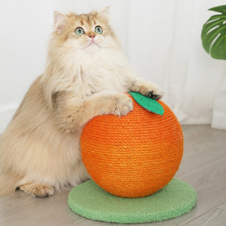 Durable Sisal Ball Cat Toy for Fun Scratching & Play