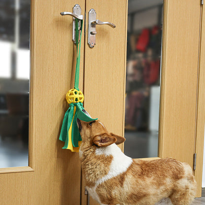 Interactive Dog Toy: Leaking Food Sound Ball for Fun Play