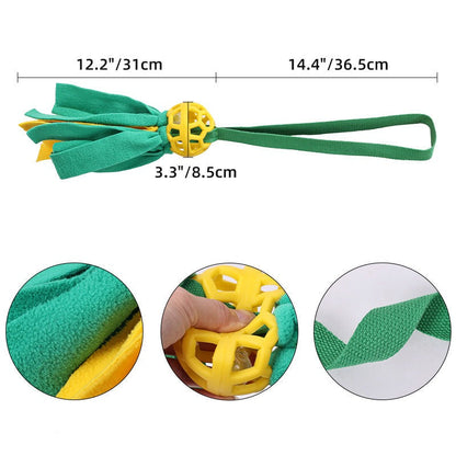 Interactive Dog Toy: Leaking Food Sound Ball for Fun Play