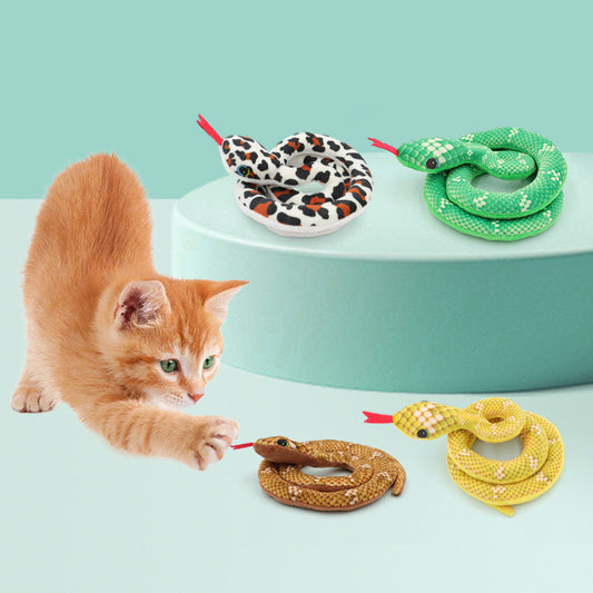 Interactive Crinkle Snake Toy for Dogs and Cats
