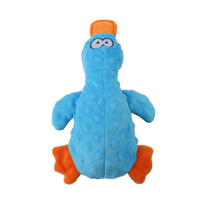 Interactive Squeaky Plush Duck Dog Toy for Endless Fun
