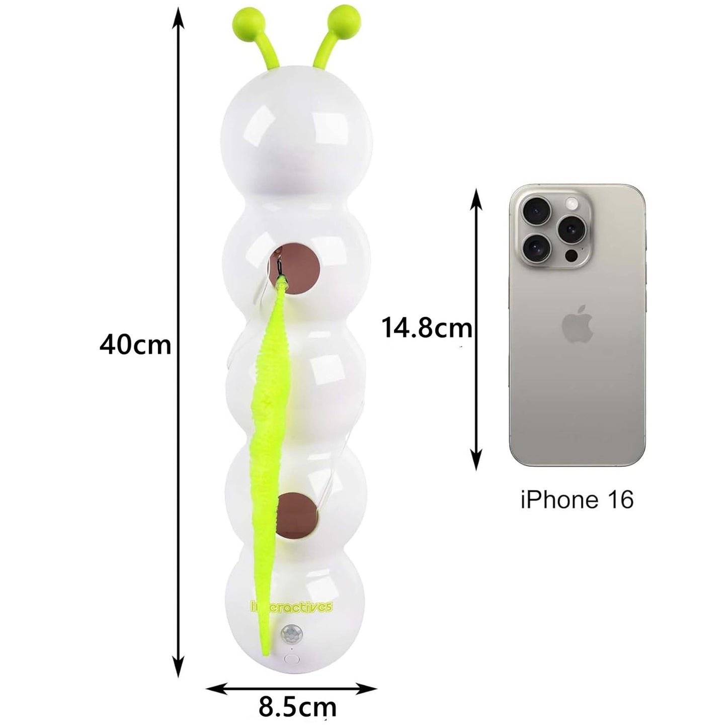 Interactive Electric Feather Cat Toy with Suction Cup Fun
