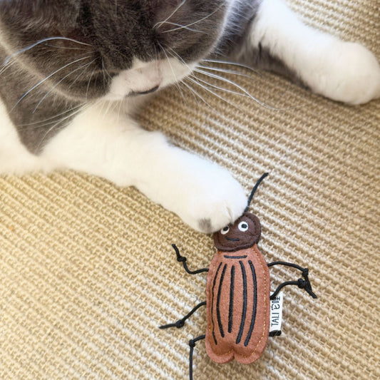 Interactive Cat Toy with Crinkle Paper & Bell for Fun Play