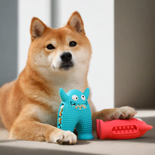 Durable Dog Toy: Fun Monster Sound Chew for Teething
