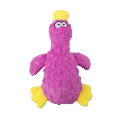 Interactive Squeaky Plush Duck Dog Toy for Endless Fun