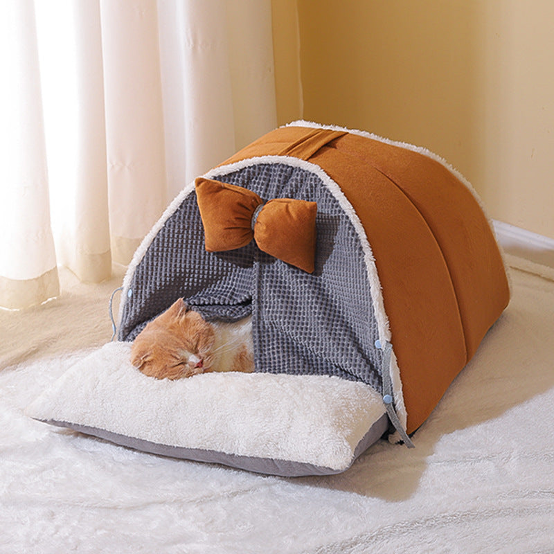 Cozy Enclosed Cat Beds for Ultimate Comfort & Privacy