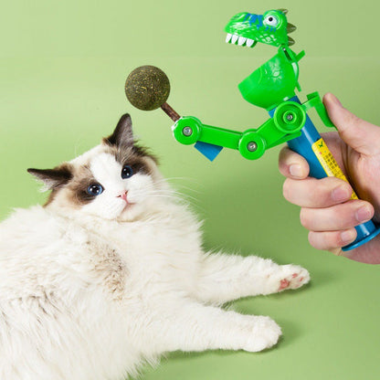Interactive Dinosaur Cat Toy with Catnip for Endless Fun
