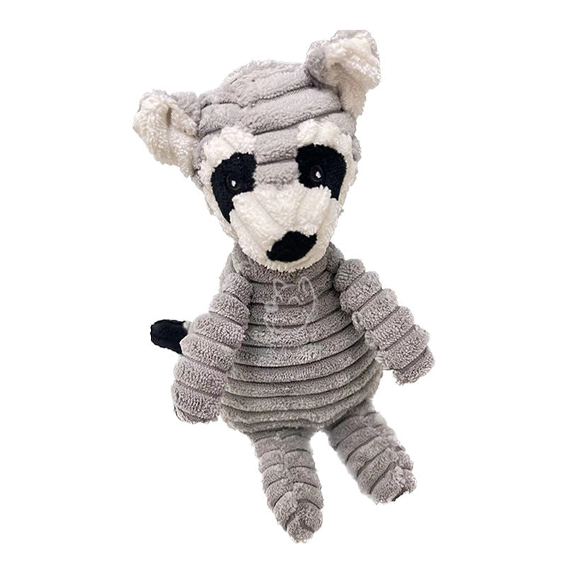 Interactive Plush Zoo Family Dog Toys - Fun Squeaky Play!