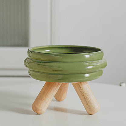 Durable Ceramic Cat Food & Water Bowl - Stylish Pet Accessory
