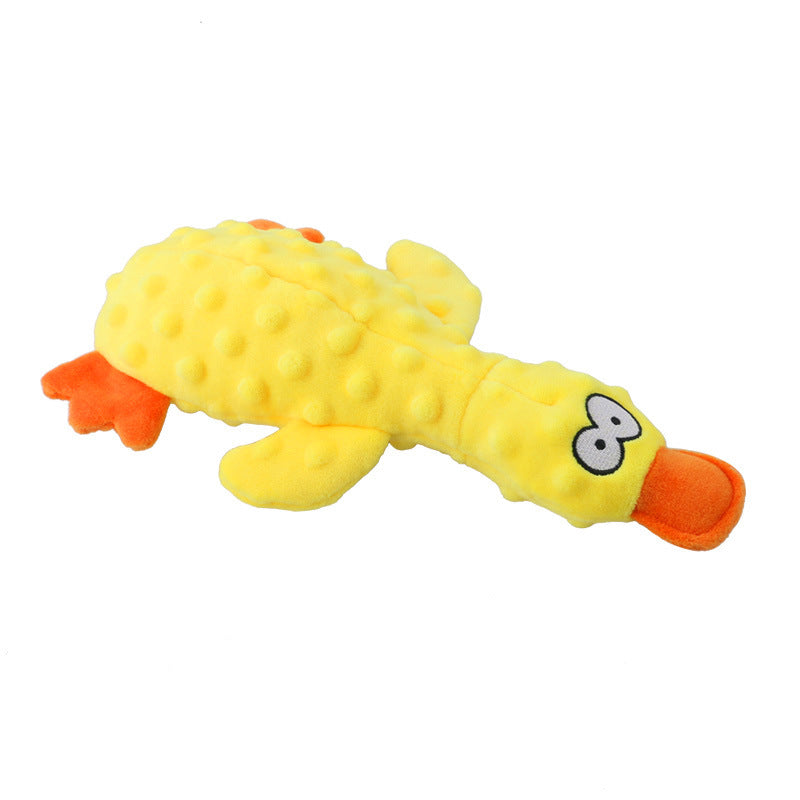 Interactive Squeaky Plush Duck Dog Toy for Endless Fun