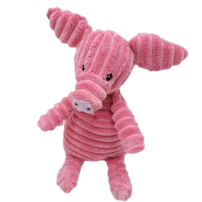 Interactive Plush Zoo Family Dog Toys - Fun Squeaky Play!