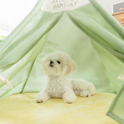 Breathable Pet Tent: Summer Dog & Cat House for Comfort