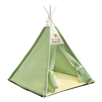 Breathable Pet Tent: Summer Dog & Cat House for Comfort