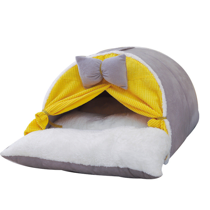 Cozy Enclosed Cat Beds for Ultimate Comfort & Privacy