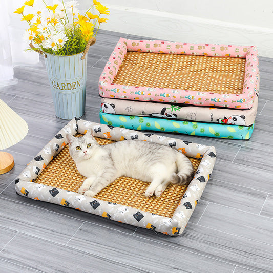 Cooling Pet Mat for Cats & Dogs - Summer Comfort Solution