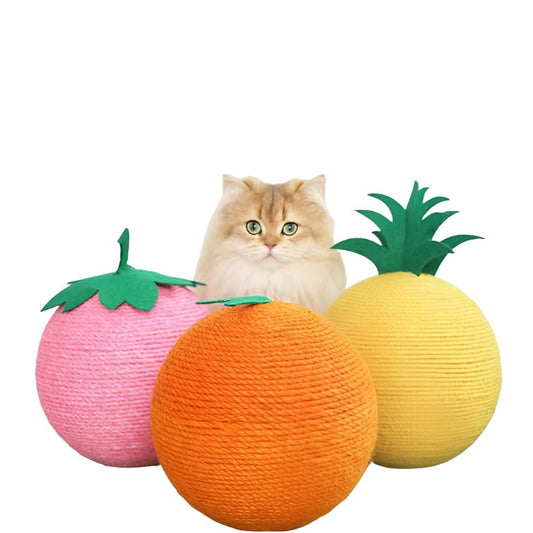 Durable Sisal Ball Cat Toy for Fun Scratching & Play