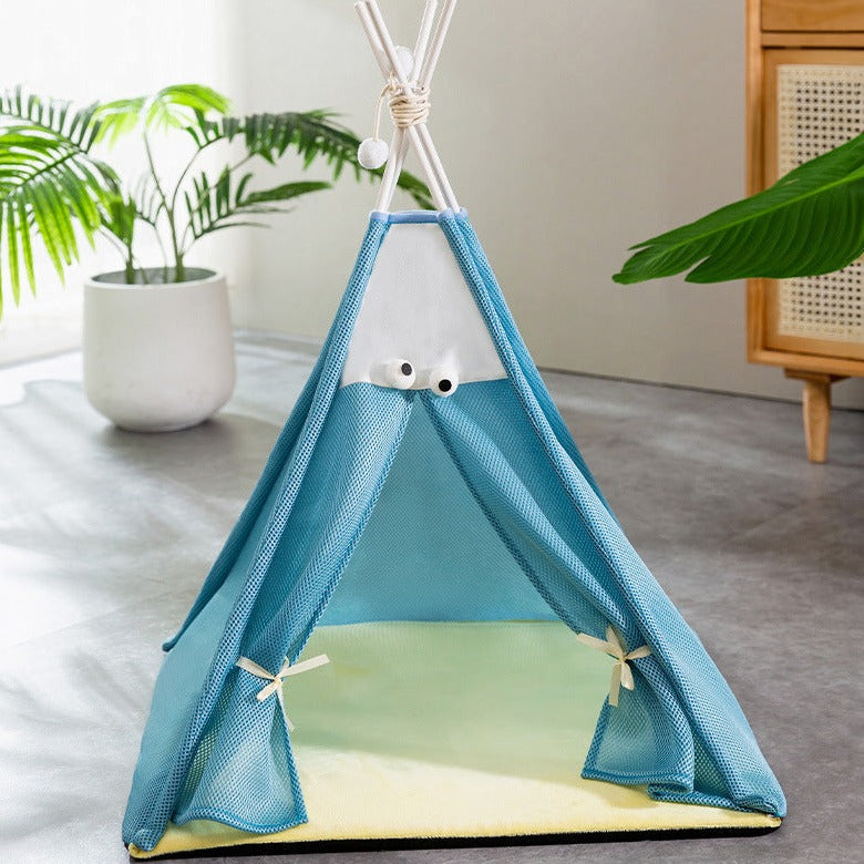 Breathable Pet Tent: Summer Dog & Cat House for Comfort
