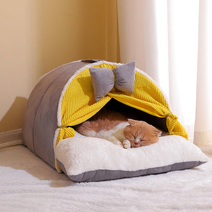 Cozy Enclosed Cat Beds for Ultimate Comfort & Privacy