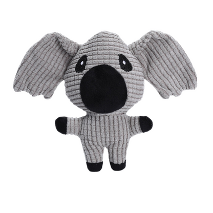 Durable Corduroy Plush Squeaky Dog Toy for Interactive Fun