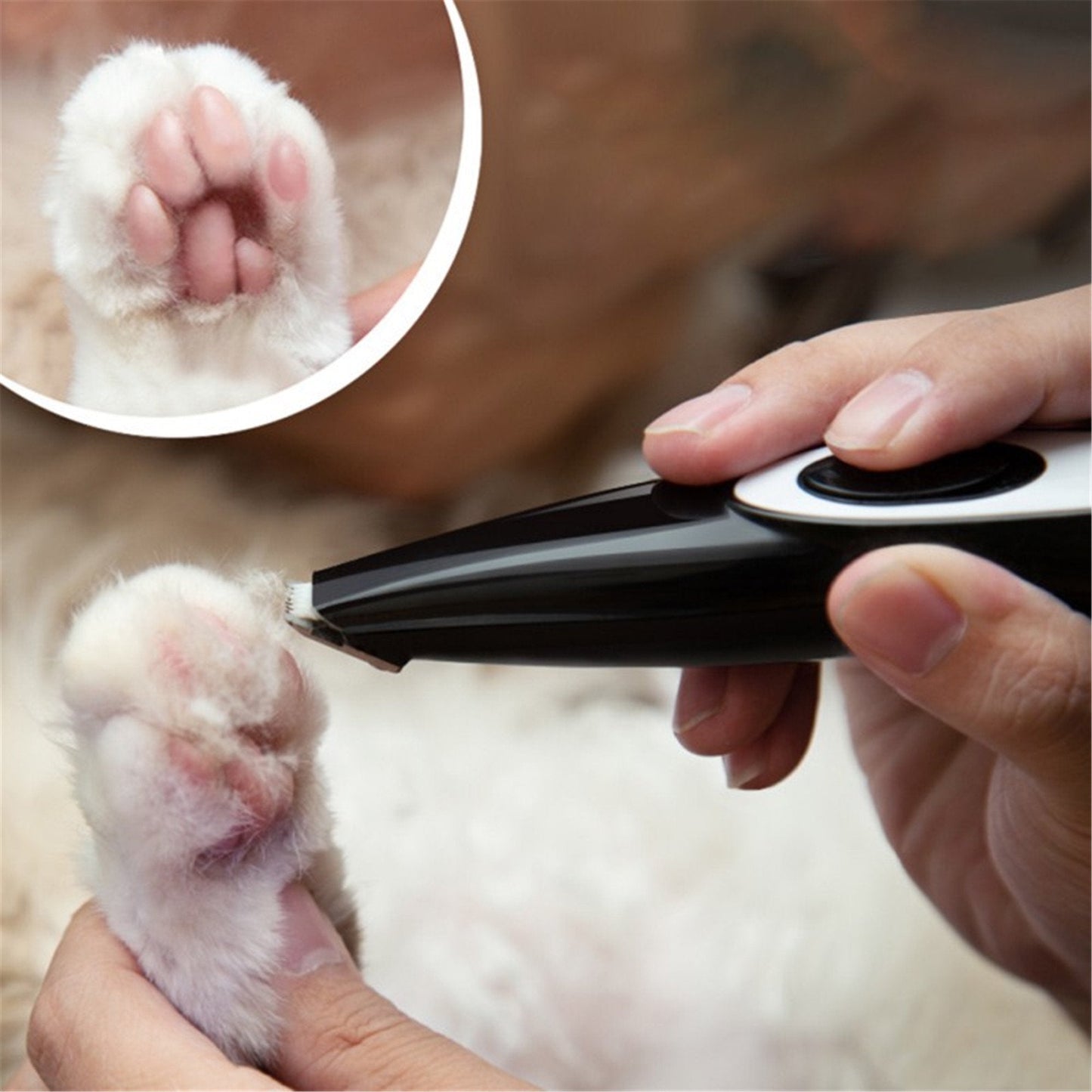 Rechargeable Pet Grooming Tool for Effortless Trimming