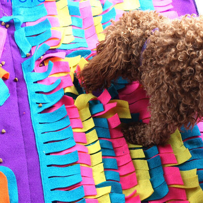 Interactive Dog Snuffle Mat for Slow Feeding Fun