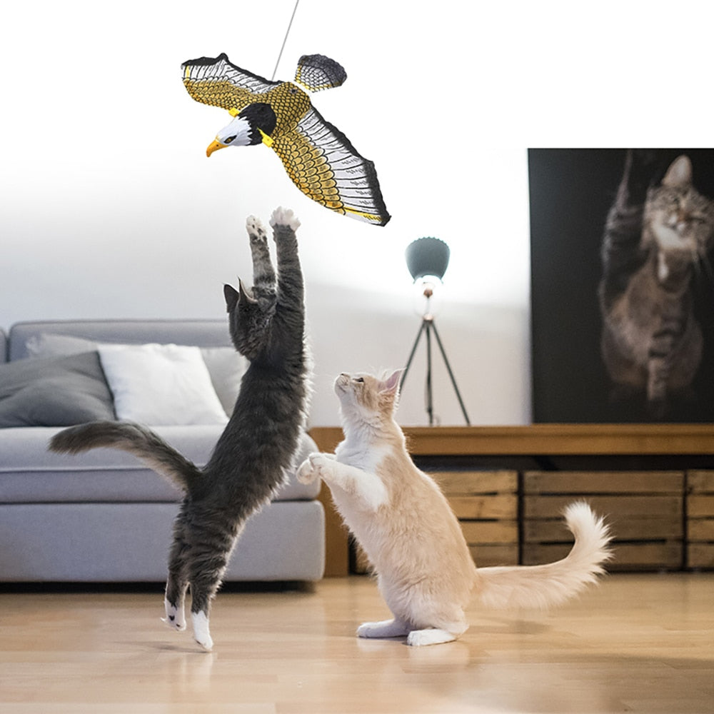 Interactive Cat Toy: Fun Simulation Bird for Engaging Play