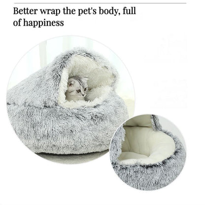 Cozy Cave Beds for Cats & Dogs - Warm & Comfortable Retreat