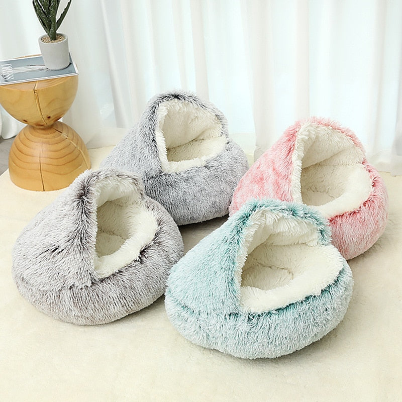 Cozy Cave Beds for Cats & Dogs - Warm & Comfortable Retreat