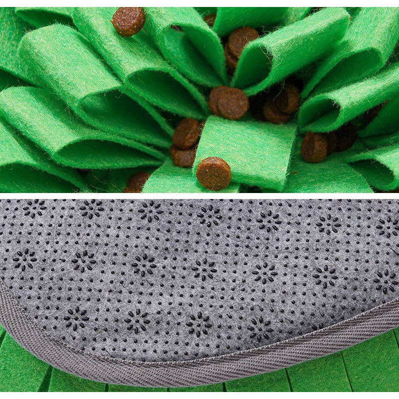 Interactive Fruit Fleece Dog Snuffle Mat for Engaging Play