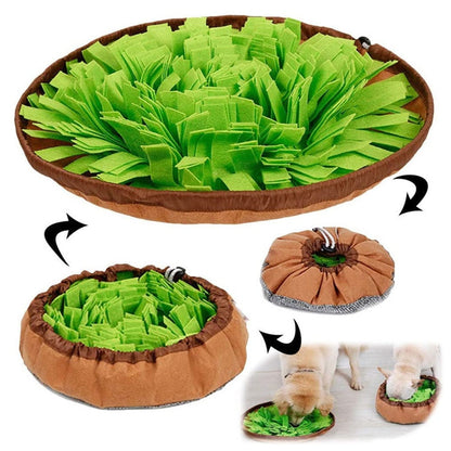 Interactive Dog Snuffle Mat for Engaging Feeding Fun