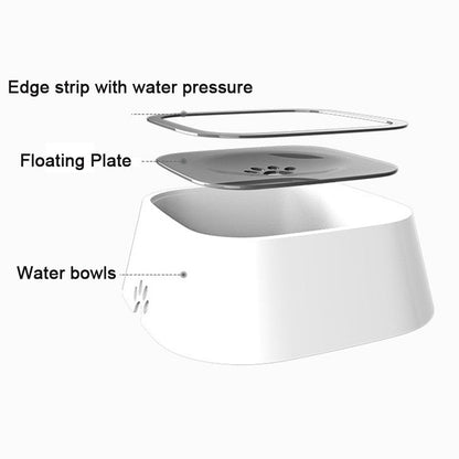 Floating Pet Water Bowl - Interactive Dog & Cat Accessory