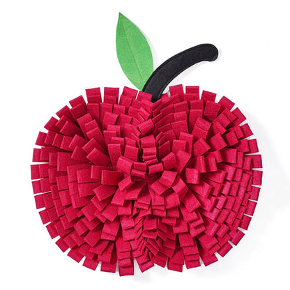 Interactive Fruit Fleece Dog Snuffle Mat for Engaging Play