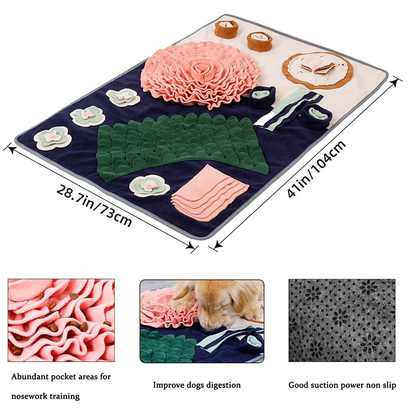 Interactive Dog Toy Snuffle Mat for Engaging Playtime
