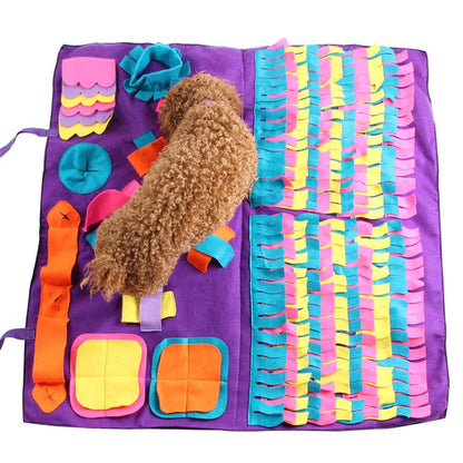 Interactive Dog Snuffle Mat for Slow Feeding Fun
