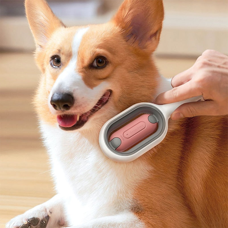 Effortless Pet Grooming Tool: Cat Hair Remover Brush